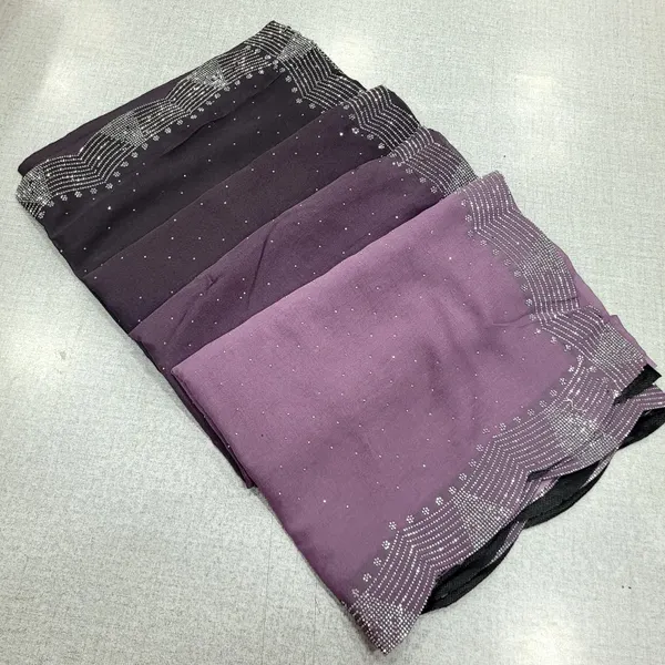 Soft 3 Colour Rangoli Silk Saree with Stone Work | SR272